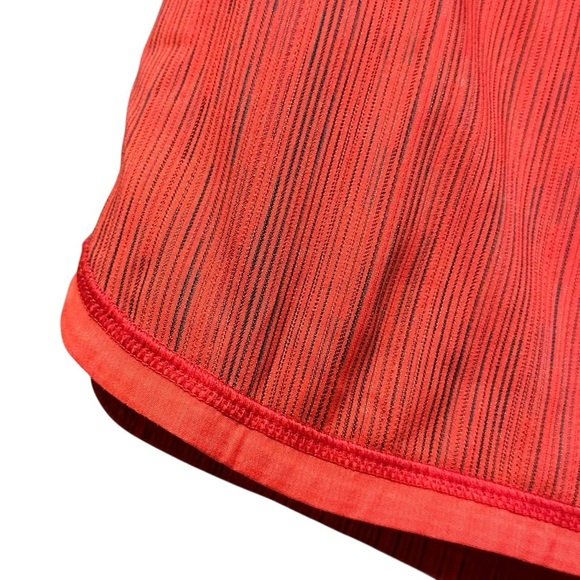 Lululemon  Groovy Run Short Wee Are From Space Love Red Deep Coal Size 4 Pocket - Picture 2 of 9